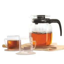Borosil Transparent Tea Set 190 ml (5 Pieces)-image-71