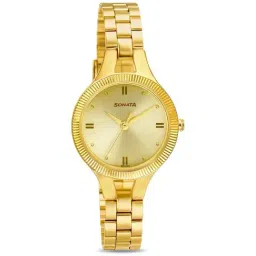 Sonata 8177YM01 Gold Edit Analog Watch for Women-image-20