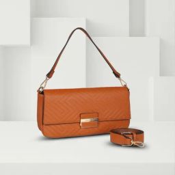 Van Heusen Tan Quilted Shoulder Bag-picture-32