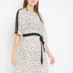 The Kaftan Company White Printed Kaftan-image-87