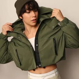Only Green Regular Fit Cropped Jacket-picture-30