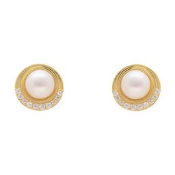 Sri Jagdamba Pearls 92.5 Sterling Silver Harinakshi Earrings for Women-image-64