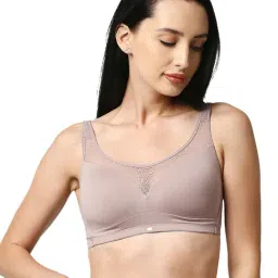 Soie Light Brown Non-Wired Full Coverage Bra-image-94