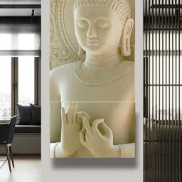 The Art House Abstract Multicolor Canvas Wall Painting-36