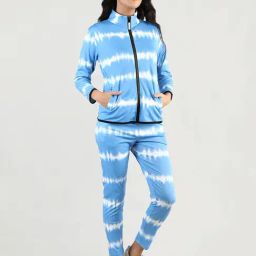 Chkokko Blue Tie & Dye Tracksuit-image-43