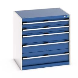 Bott 5 Drawer Sheet Steel Floor Standing Cabinet 800x650x800 mm, 40020025.11V-image-76
