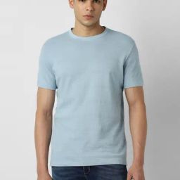Van Heusen Blue Regular Fit T-Shirt-image-66
