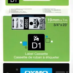 Dymo Black text on Clear tape 19 mm 7 Mtr S0720820-image-99