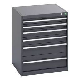 Bott 6 Drawer Sheet Steel Floor Standing Cabinet 650x650x800 mm, 40019039.77V-image-82