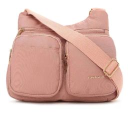 Fastrack MTO MTS Pink Textured Medium Sling Handbag-21