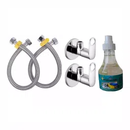 Fastgear Prime Bathroom Faucet Set Stainless Steel Chrome Finish Silver, FG2283-image-90