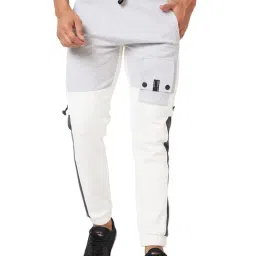 Spykar Grey Melange Regular Fit Joggers-image-69