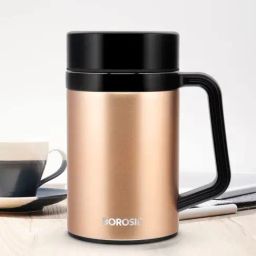 Borosil Bronze Insulated Coffee Mug 410 ml-image-4