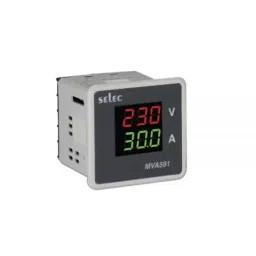Selec MVA591-80A-230V Digital Va Panel Meter 48X48mm-25