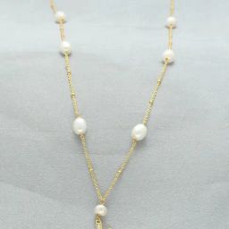 Sri Jagdamba Pearls Fancy Y Alphabetic Pearl Chain Pendant for Women-image-95