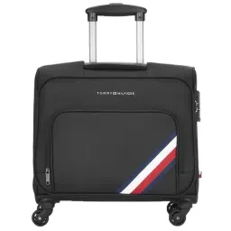 Tommy Hilfiger Black Roosevelt Overnighter Small Soft Luggage-image-44