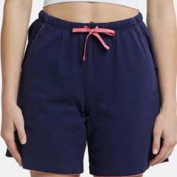 Jockey RX72 Women's Super Combed Cotton Relaxed Fit Sleep Shorts with Convenient Side Pockets-image-34