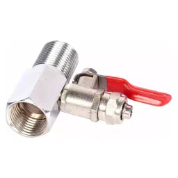 GENERIC R.O. Nipple 1/2 inch x 6mm Chrome Finish for Bathrooms, Toilets, ID_SS_060-31