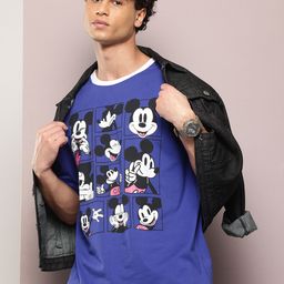 Kook N Keech Disney Mickey Mouse Print Oversize Pure Cotton T-shirt-image-22