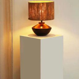FIG Living Brown Jute Faith Lamp-26