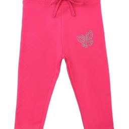 Bodycare Kids Fuchsia Embellished Trackpants-image-27