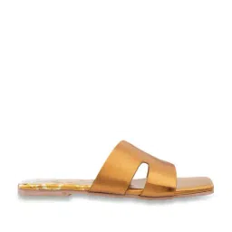Metro Women's Antique Gold Casual Sandals-picture-0
