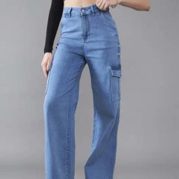 Dolce Crudo Blue Flared Fit Jeans-picture-45