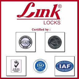 Link Multipurpose Lock 4x4 cm Alloy Steel, HTMP-02-25-20MM (Set of 10 Piece) image 3