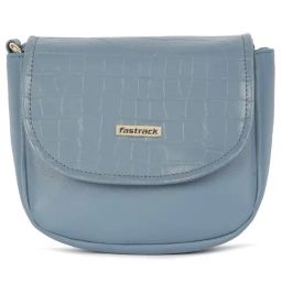 Fastrack MTO MTS Light Blue Textured Medium Sling Handbag-picture-41