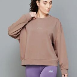 KAPPA Beige Regular Fit Sports Sweatshirt-image-35