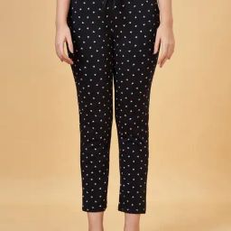 Dreamz by Pantaloons Jet Black Cotton Printed Pyjamas-picture-20