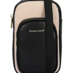 Fastrack Black Color Block Small Cross Body Bag-picture-6
