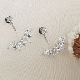 The Real Effect London 800 Sterling Silver Drop Earrings for Women-image-30