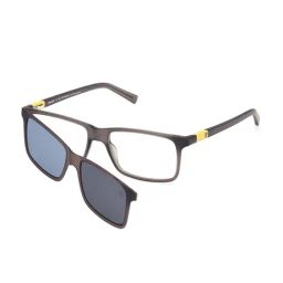 Timberland Grey Rectangular Eye Frames For Men-picture-17