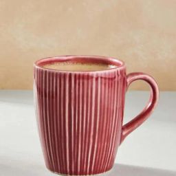 fabindia home Fabindia Red Ceramic Naqaash Tea Coffee Mug (0.31 L)-picture-33