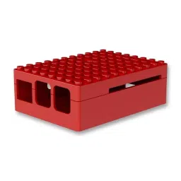 MULTICOMP PRO Raspberry Pi Enclosures & Cases PIBLOX RASPBERRY PI ENCLOSURE - RED, CBPIBLOX-RED.-16
