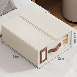 HOUSE OF QUIRK Beige Set of 4 Regular Drawer Organiser Organisers image 2
