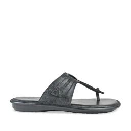 Regal Men's Black Thong Sandals-image-22