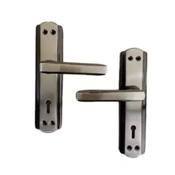 Screw Tight AZMPH001 173 mm ‎Brass and Iron Chrome Plated Finish Door Handle Set-image-61
