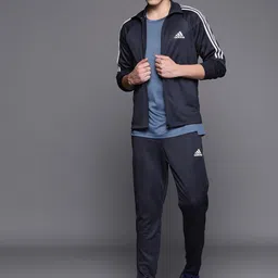ADIDAS Men Navy Blue Sereno Cut 3-Stripes Aeroready Sustainable Tracksuit-picture-12