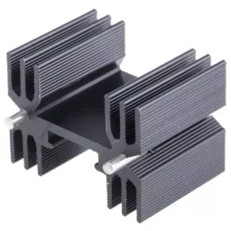 RS PRO Heatsink, 9°C/W, 25 x 35 x 25mm, Clip, 2342356-24