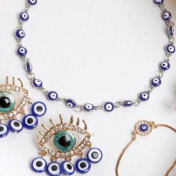 Joker & Witch Jinx Club Necklace Set with Bracelet-image-2