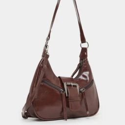 Styli Brown Shoulder Handbag-21