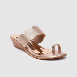 Inc 5 Rose Embellished Open Toe Wedges-2