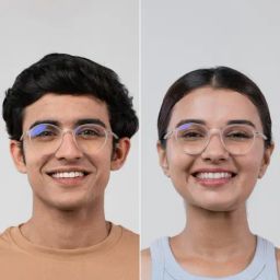 Enrico Eyewear Transparent  Round Unisex Eye Frames - Computer Glasses-image-4