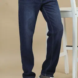 Mast & Harbour Men Comfort Relaxed Fit Light Fade Jeans-picture-12