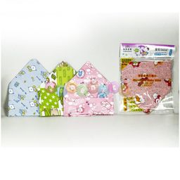 DOMENICO 100% Cotton Double Layer Bandana Drool Bibs Pack of 4 (Colour & Print May Vary)-image-13
