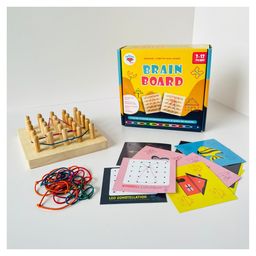 Lattooland Wooden Geoboard Sensory Play - Multicolor-image-15
