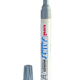 Uni Ball Permanent Paint Marker Pen -PX 20L, Grey Ink , 1 Pcs-13