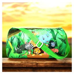 Asera 1 Pc Jungle Duffle Bag for Kids / Boys / Girls | Whimsical and Sturdy Bag | Best for Travel and Play | Return Gifts Birthday Party for Kids (Jungle)-image-58
